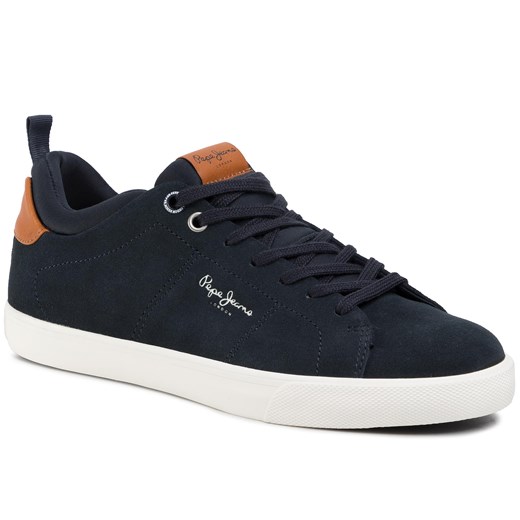 Sneakersy PEPE JEANS - Marton Suede PMS30557 Navy 595 Pepe Jeans  42 eobuwie.pl