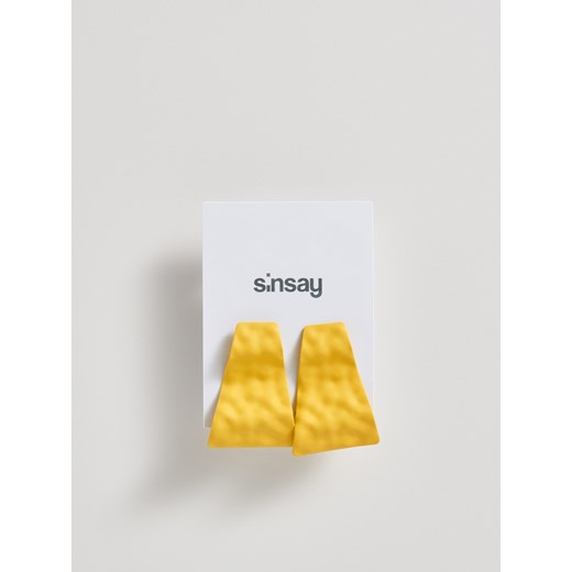 Kolczyki żółte Sinsay 