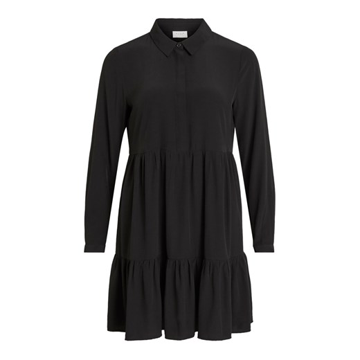 Sukienka Vila czarna bez wzorów casualowa oversize 