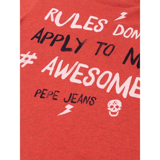T-shirt chłopięce Pepe Jeans z napisami 