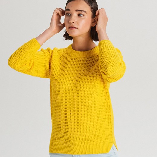 Sweter damski Cropp casual z okrągłym dekoltem 