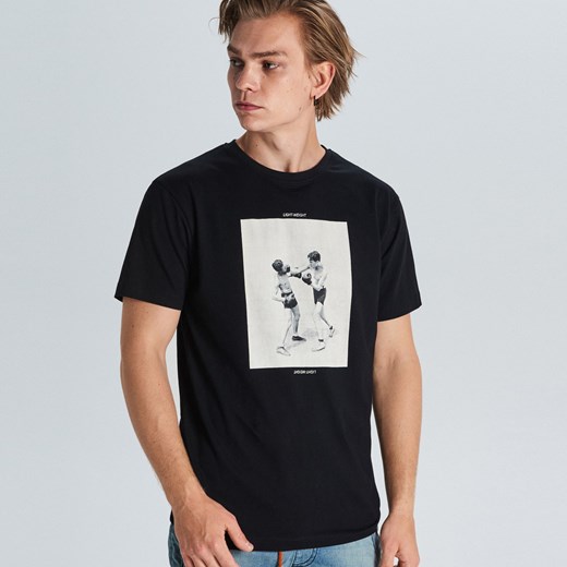 Cropp t-shirt męski z krótkim rękawem 