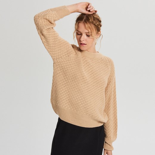 Sweter damski Cropp z okrągłym dekoltem