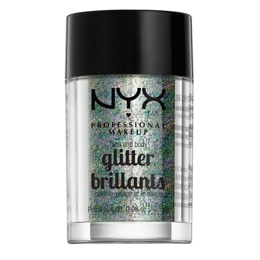 Nyx Professional Makeup Face & Body Glitter Brokat Do Twarzy I Ciała 06 Crystal 2.5G  Nyx Professional Makeup  Drogerie Natura