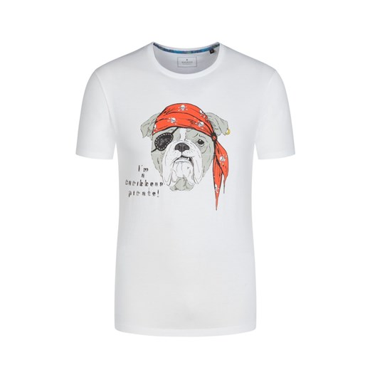 plussize:Ragman, T-shirt z nadrukiem z przodu BiaŁy Ragman  3XL Hirmer DUŻE ROZMIARY