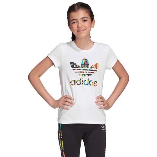 Bluzka dziewczęca biała Adidas Originals 