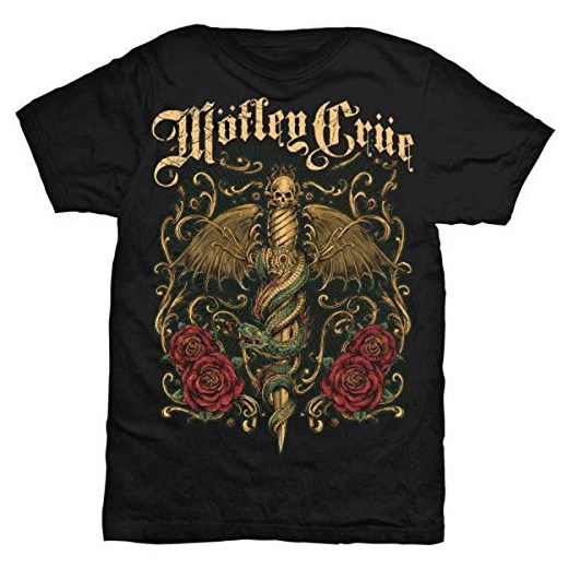 T-shirt Motley Crue dla mężczyzn, kolor: czarny