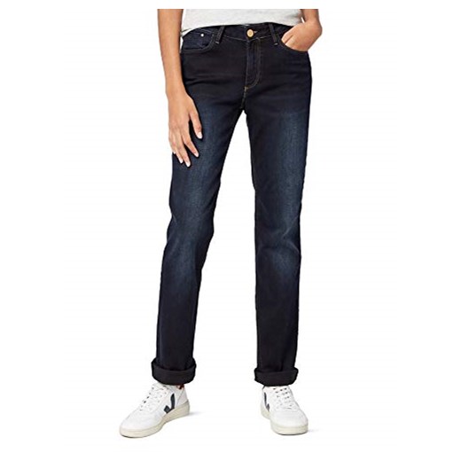 Cross Jeans spodnie jeansowe damskie Straight Leg Rose -  prosty 33W / 32L