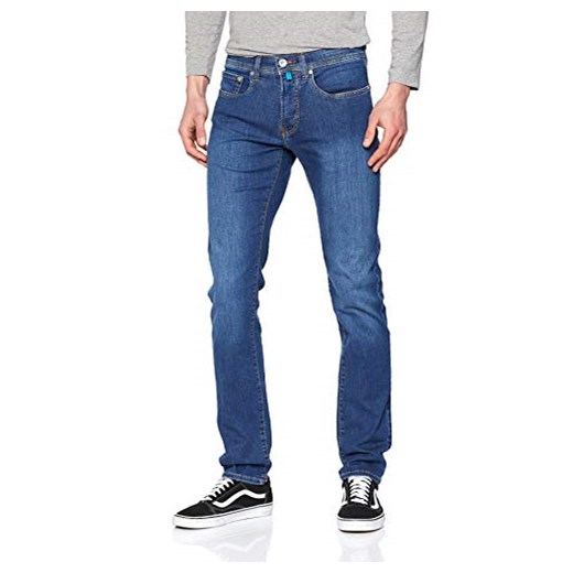 Pierre Cardin męskie jeansy z lyonu Futureflex Stretch Denim Tapered Fit -  zwężany 38W / 34L   sprawdź dostępne rozmiary Amazon
