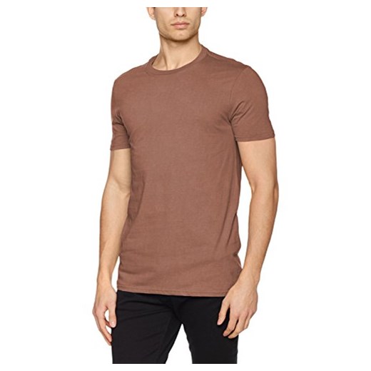 Gildan T-shirt mężczyźni, kolor: brązowy