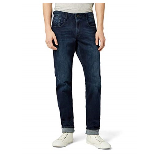 Replay męskie spodnie jeansowe Anbass Slim -  wąski 34W / 32L