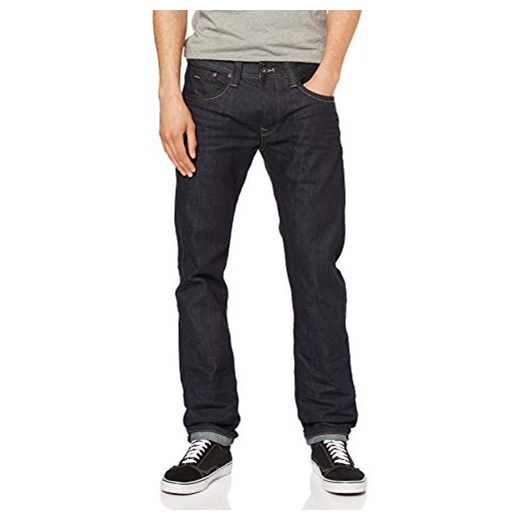 Pepe Jeans męskie proste nogawki jeansowe Cash -  prosta nogawka 28W / 34L