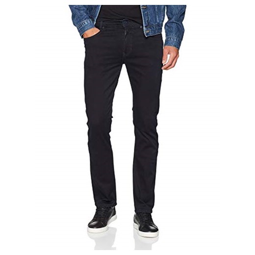 MAC Jeans męskie spodnie MACFLEXX czarne -  wąski 33W / 36L   sprawdź dostępne rozmiary Amazon