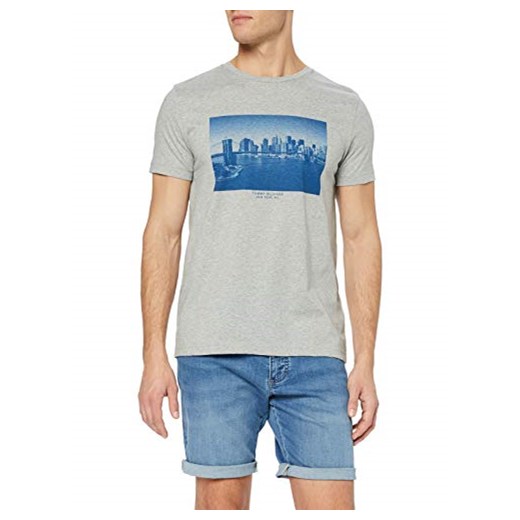 Tommy Hilfiger Skyline Photo Print Tee T-Shirt męski -  krój regularny m