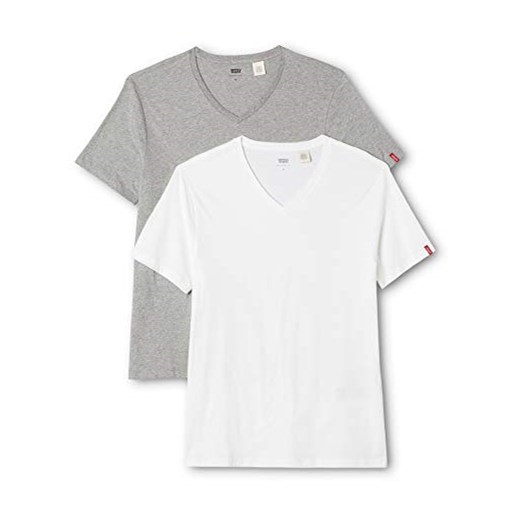 Levi's męski T-shirt Slim 2-pak z dekoltem w serek -  xxl