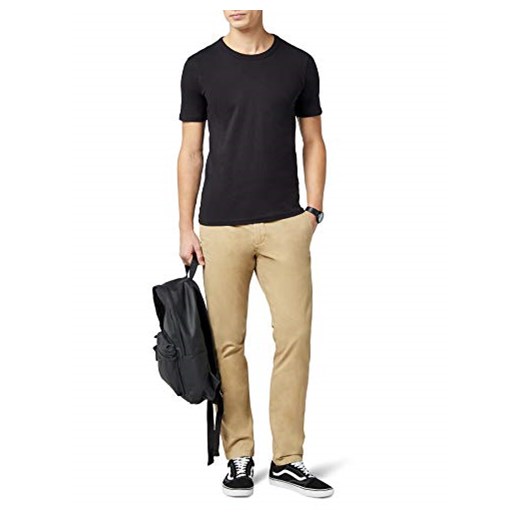 Stedman Apparel męski t-shirt Morgan (Crew Neck)/St9020 Premium, kolor: czarny - Black Opal