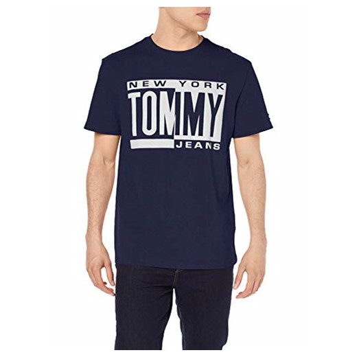 Hilfiger Denim TJM Box T-shirt męski z logo Tee -  krój regularny l