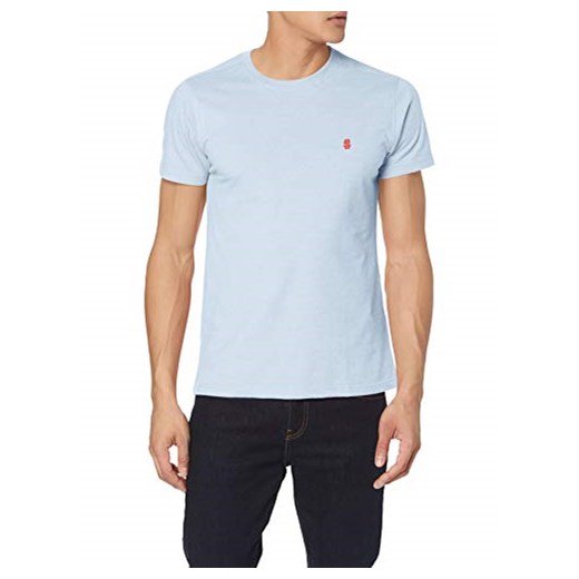 IZOD Basic Tee – koszulka z krótkim rękawem z okrągłym dekoltem, sportowa koszulka podstawowa, melanżowy materiał jersey, nowoczesna i kolorowa odzież męska