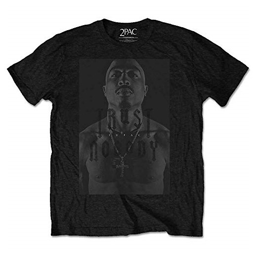 Tupac Shakur Fan koszulka zespołu Trust No one firmy s-2 X L - m czarny