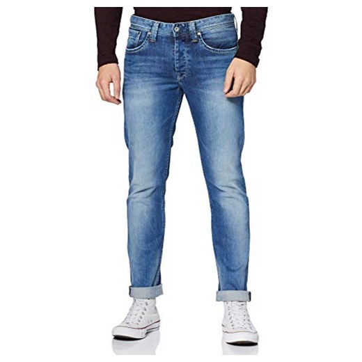 Pepe Jeans męskie proste nogawki jeansowe Cash -  regularny 28W / 34L