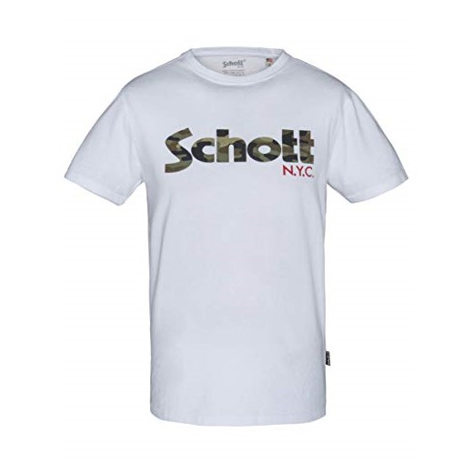 Schott NYC T-shirt mężczyźni -  krój regularny l