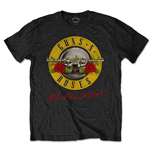 Guns N Roses T-Shirt not in this Lifetime Tour Band Logo oficjalny mężczyzn Nue, kolor: czarny