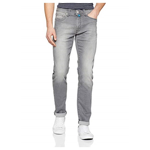 Pierre Cardin męskie jeansy z lyonu Futureflex Stretch Denim Tapered Fit -  zwężany 44W / 34L   sprawdź dostępne rozmiary Amazon
