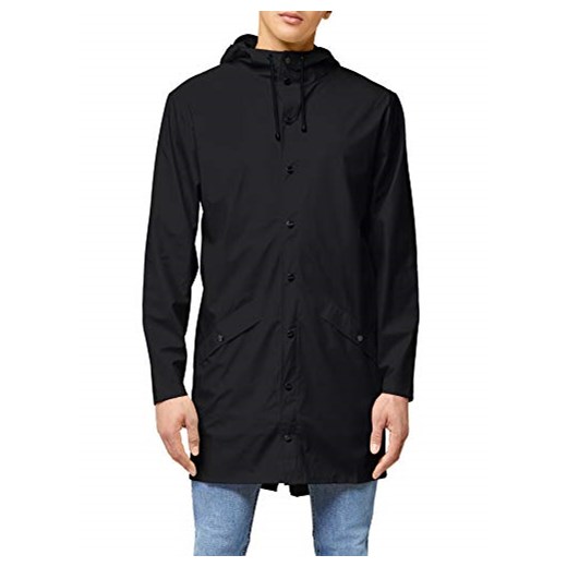 Płaszcz przeciwdeszczowy Rains Long Jacket dla mężczyzn, kolor: czarny