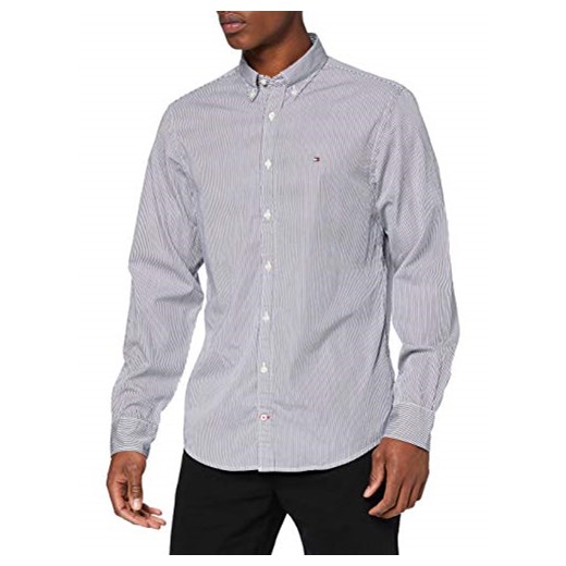 Tommy Hilfiger Core Stripe koszulka męska koszula rekreacyjna -  krój regularny xxl