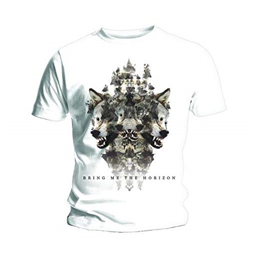 Bring Me The Horizon męski T-shirt wolven Version 2 -  xl biały (biały)
