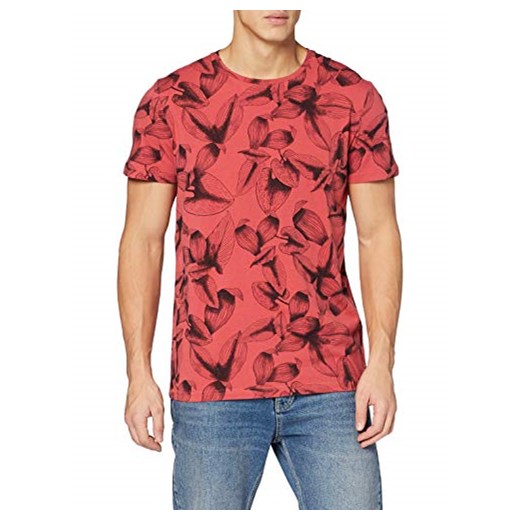 Esprit męski T-shirt -  xl czerwony (coral red 640)