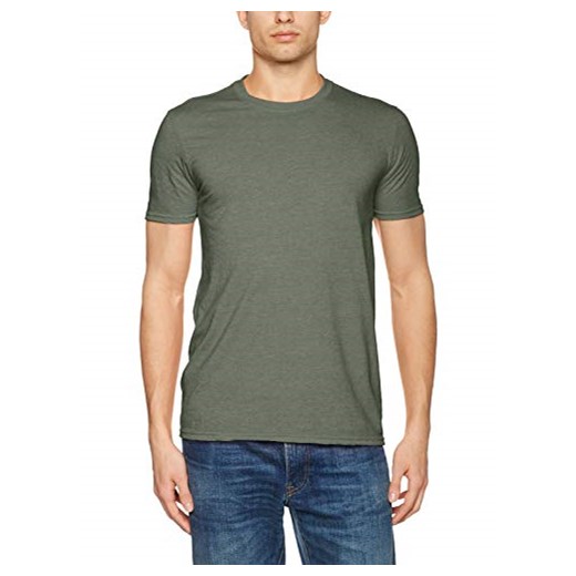 Gildan T-shirt mężczyźni, kolor: zielony