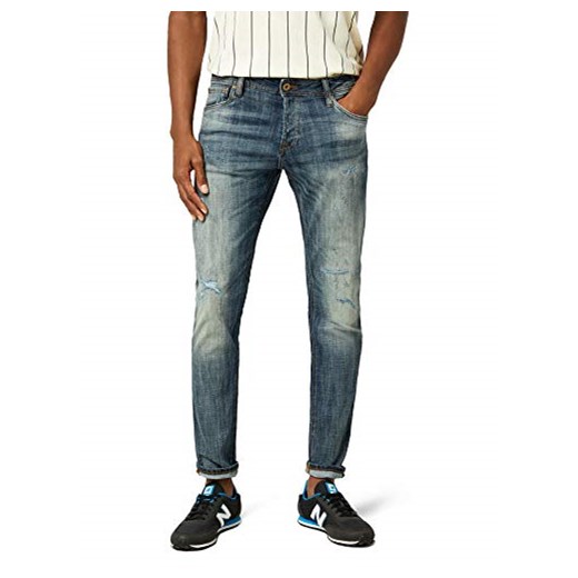 JACK & JONES spodnie jeansowe męskie, kolor: niebieski (Blue Denim)