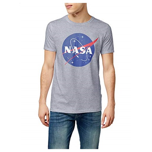 Brands In Limited koszulka męska z logo NASA Insignia -  krój regularny s