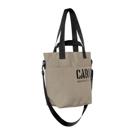 Shopper bag Cargo By Owee duża z nadrukiem na ramię 