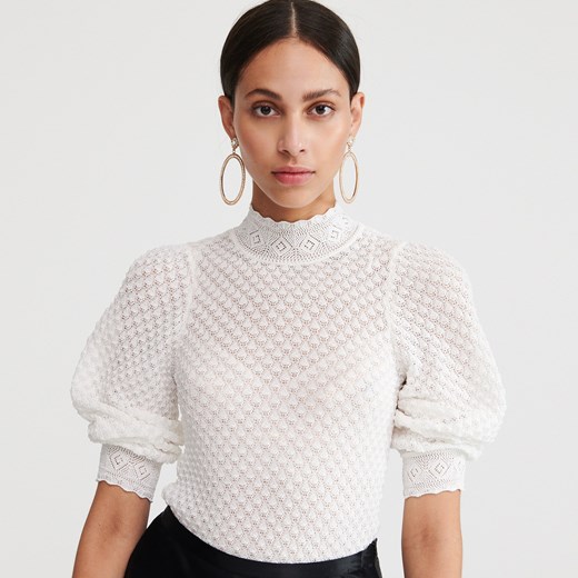 Sweter damski Reserved z golfem