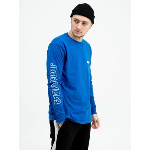 Koszulka Z Długim Rękawem Jigga Sleeve Outline LS Niebieska Jigga Wear 2XL UrbanCity.pl promocyjna cena