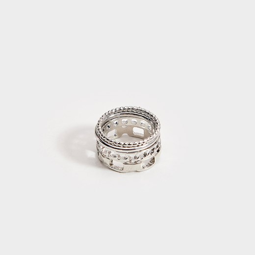 Mohito - Zestaw pierścionków - Srebrny  Mohito M 