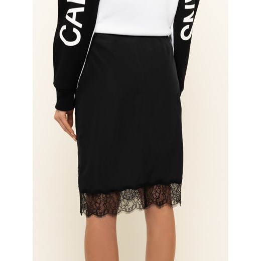 Spódnica Calvin Klein midi czarna 