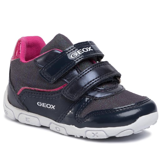 Sneakersy GEOX - B Balu' G. A B022ZA 0AJ13 C4268 Navy/Fuchsia  Geox 19 eobuwie.pl