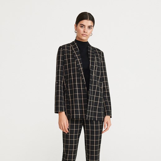 Reserved - Blezer w kratę - Wielobarwny  Reserved 42 