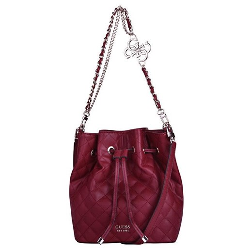 Shopper bag Guess czerwona elegancka 