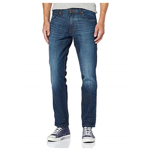 Wrangler Greensboro jeansy męskie Straight -  prosta nogawka   sprawdź dostępne rozmiary Amazon