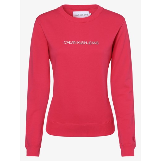 Calvin Klein Jeans - Damska bluza nierozpinana, różowy Calvin Klein  S vangraaf