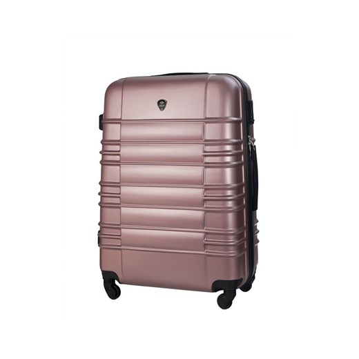 Różowa walizka Solier Luggage damska 