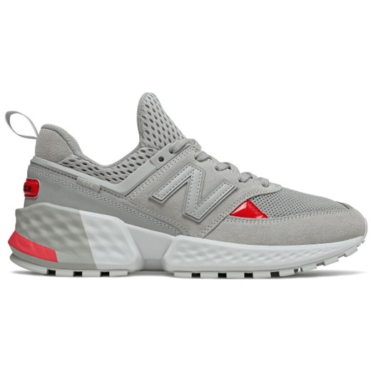 Buty sportowe męskie New Balance new 575 zamszowe sznurowane szare na wiosnę 