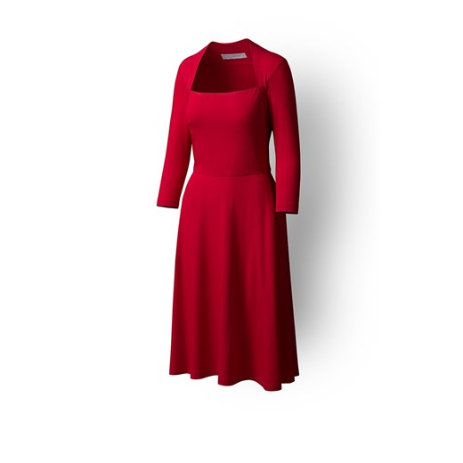 BELLISSIMA czerwona - sukienka midi Risk Made In Warsaw  S okazyjna cena  