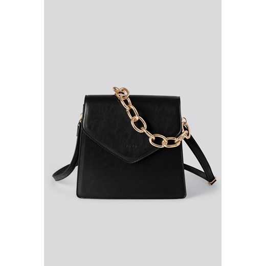 NA-KD Accessories Big Chain Trapeze Bag - Black  NA-KD Accessories One Size NA-KD