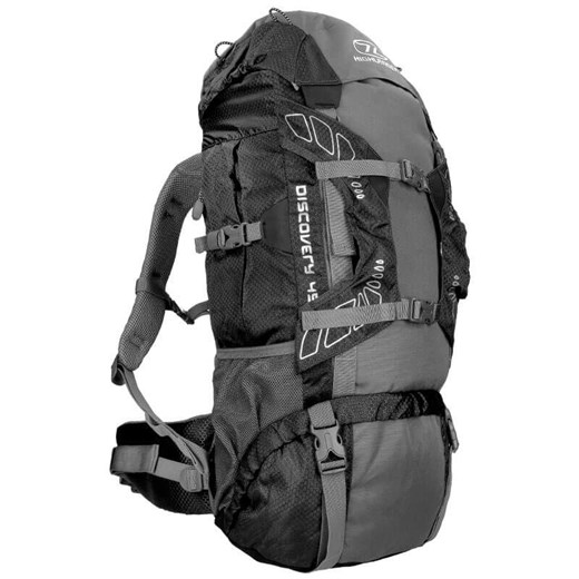 Highlander Plecak Turystyczny Discovery 45L Czarny  Highlander uniwersalny milworld.pl