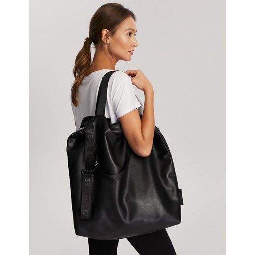 Shopper bag Diverse na ramię bez dodatków w stylu młodzieżowym duża 